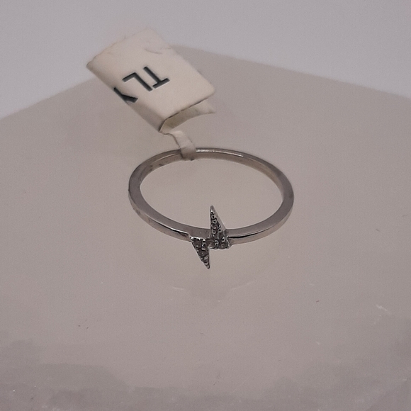 R853 Sterling Silver Harry Potter Lightning Bolt Ring - Charmed Aroma - Picture 3 of 7